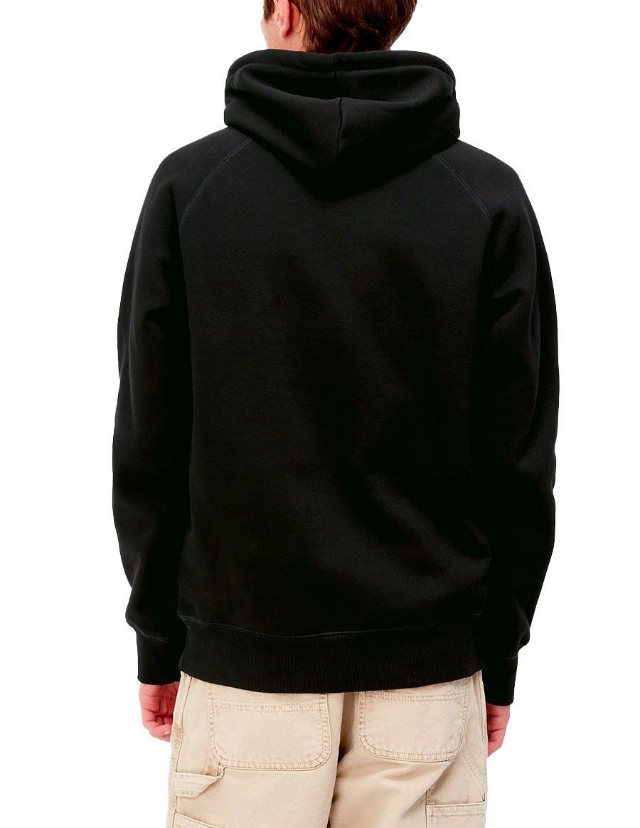 SWEAT HOODED CHASE BLACK GOLD