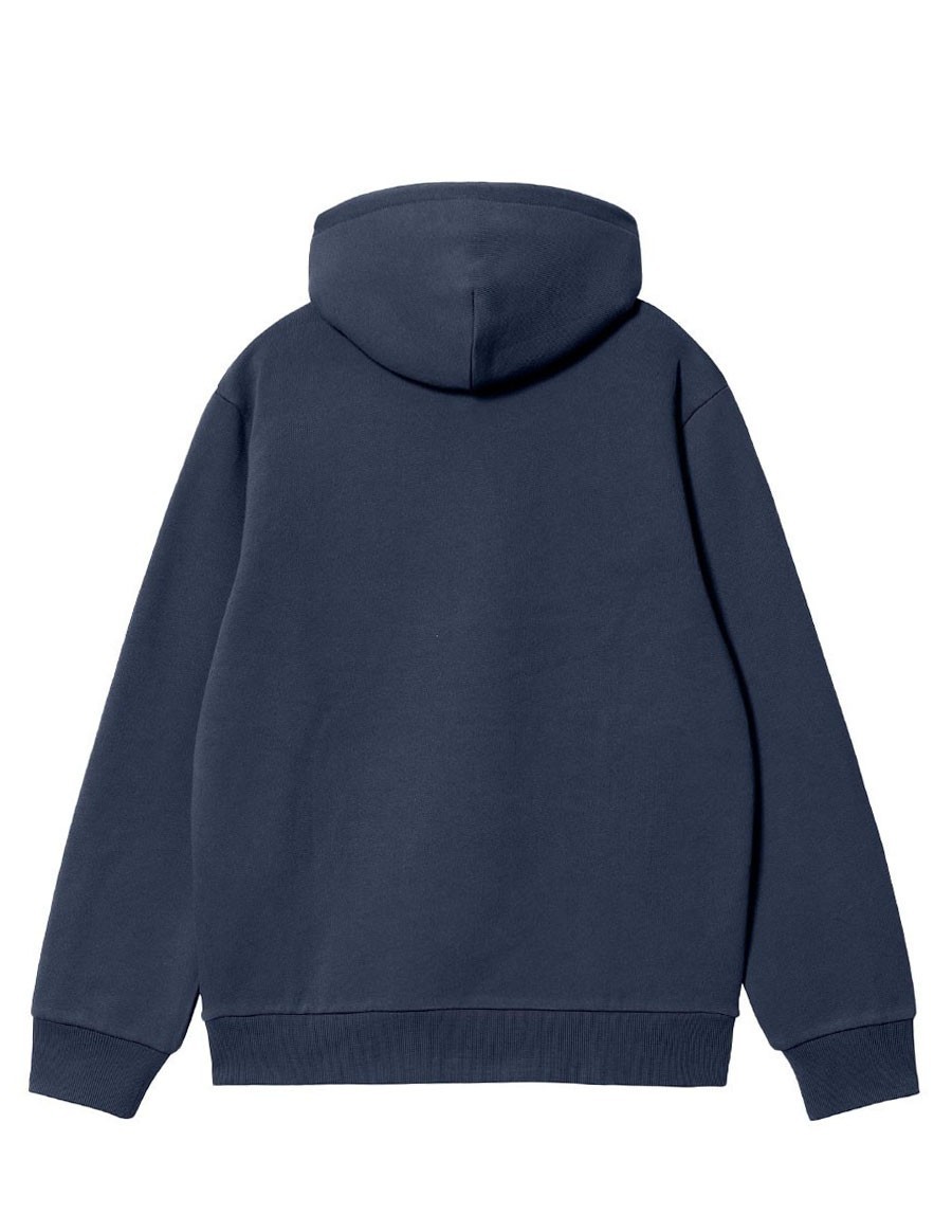 SWEAT HOODED AIR FORCE BLUE MALBEC