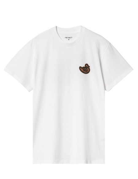 TSHIRT DUCKS BROWN WHITE