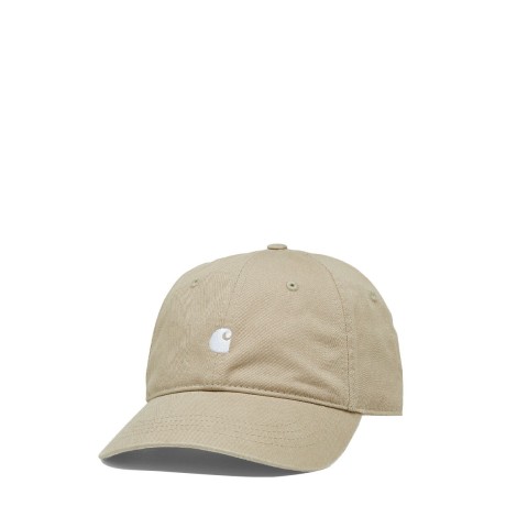 MADISON LOGO CAP SABLE WHITE