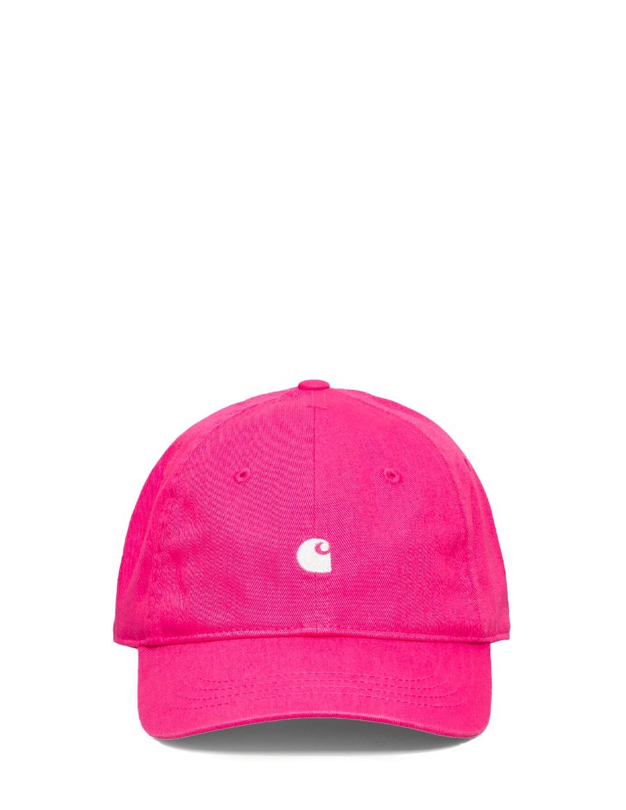 MADISON LOGO CAP MAGENTA WHITE