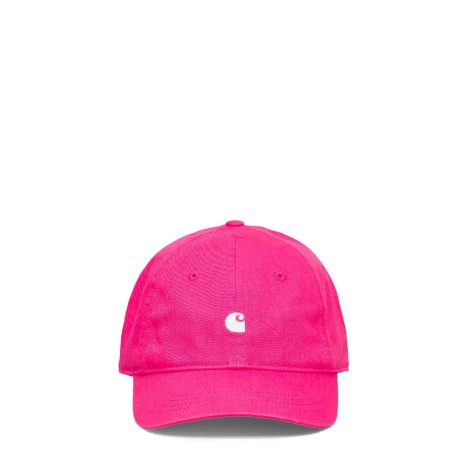 MADISON LOGO CAP MAGENTA WHITE