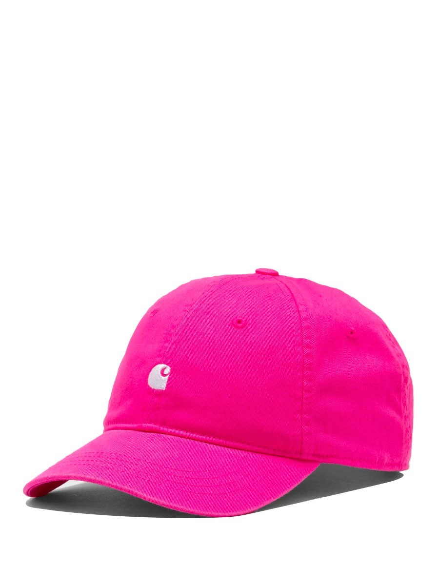 MADISON LOGO CAP MAGENTA WHITE