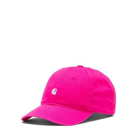 MADISON LOGO CAP MAGENTA WHITE