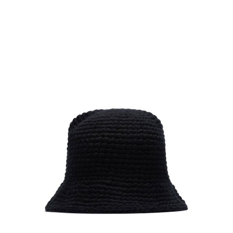 SS LINK KNIT BUCKET HAT BLACK