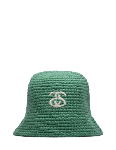 SS LINK KNIT BUCKET HAT SPRUCE