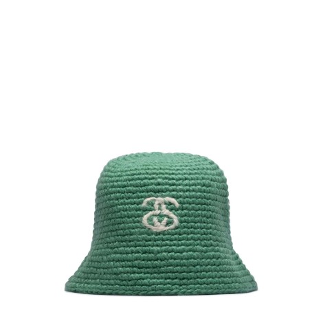 SS LINK KNIT BUCKET HAT SPRUCE