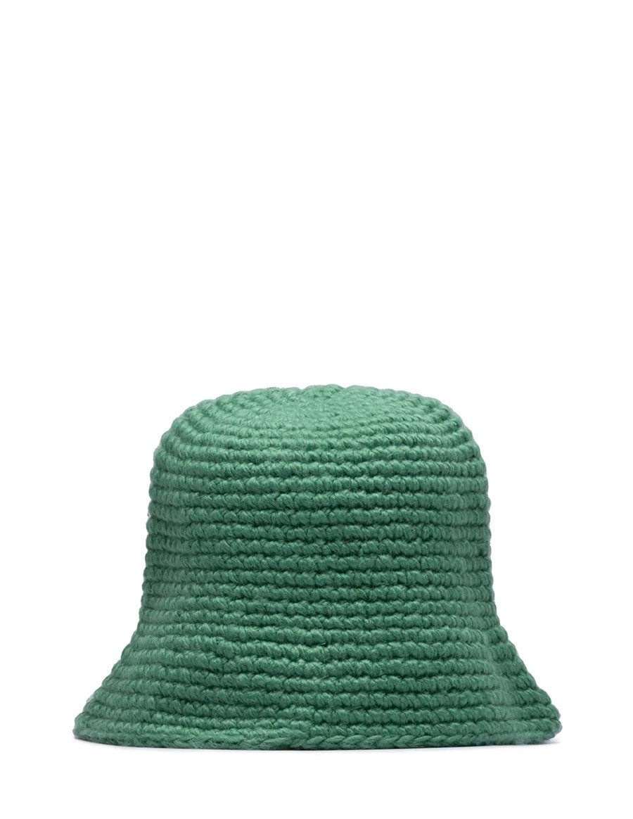 SS LINK KNIT BUCKET HAT SPRUCE