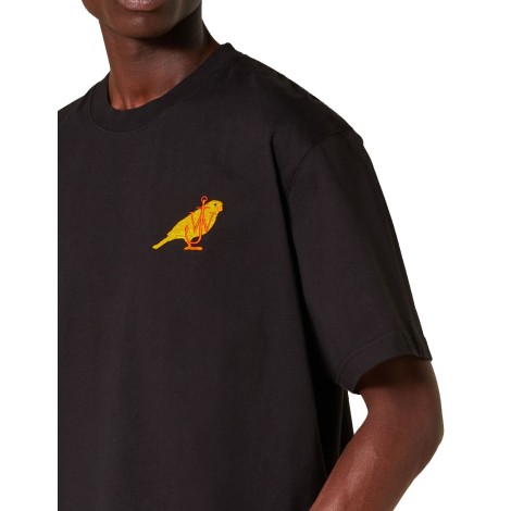 T-SHIRT CANARY EMBROIDERY BLACK