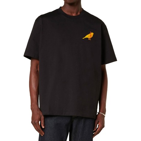 T-SHIRT CANARY EMBROIDERY BLACK