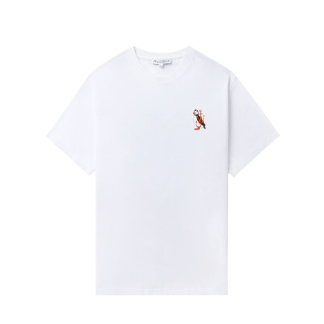 T-SHIRT PUFFIN EMBROIDERY WHITE