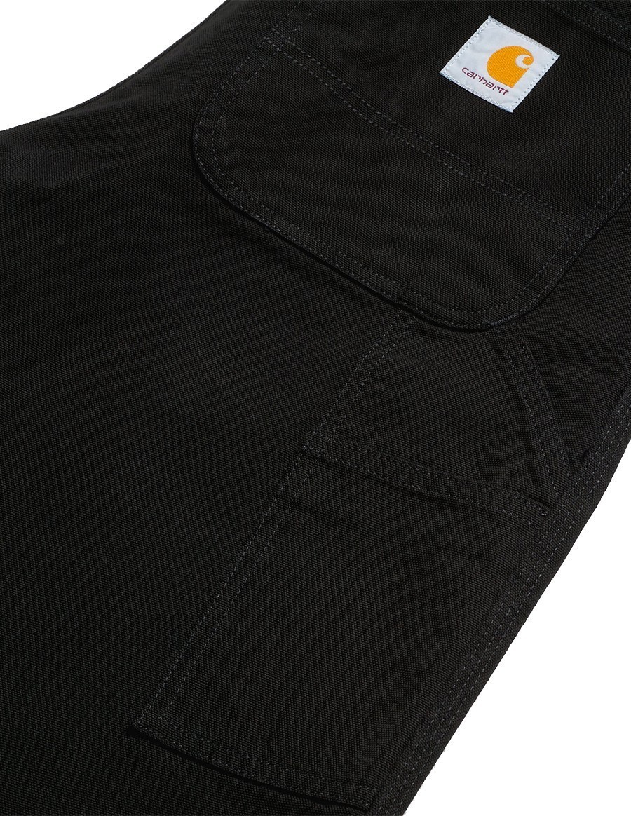 JEANS DOUBLE KNEE CANVAS BLACK RINSED