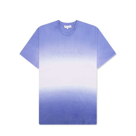 T-SHIRT LOGO EMBROIDERY GRADIENT LAVENDER