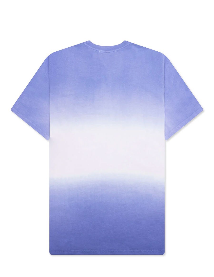 T-SHIRT LOGO EMBROIDERY GRADIENT LAVENDER