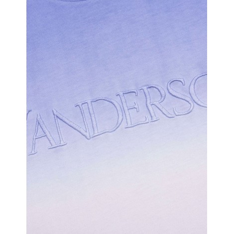 T-SHIRT LOGO EMBROIDERY GRADIENT LAVENDER