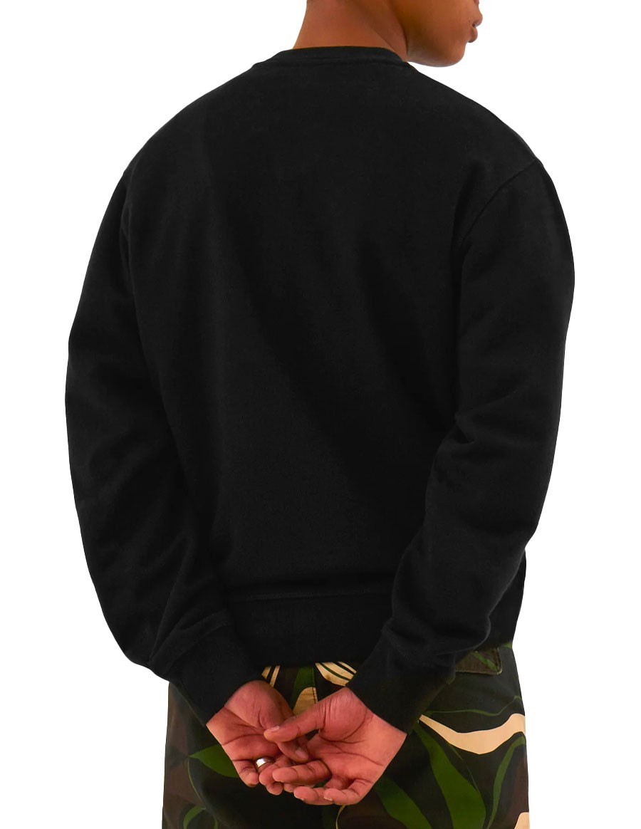 FLOWER LOGO CREWNECK BLACK