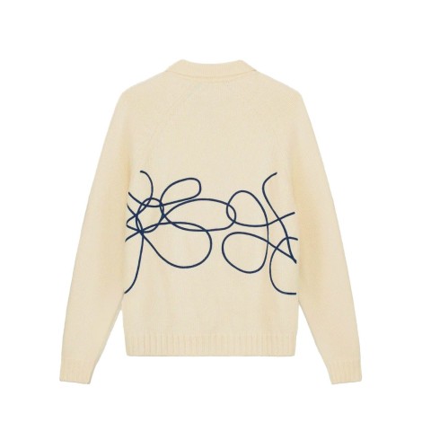 FLOWER LOGO KNIT NATURAL