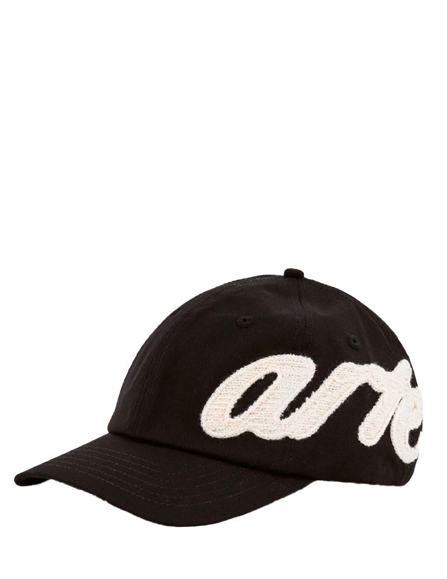 SIDE EMBROIDERY PATCH CAP BLACK