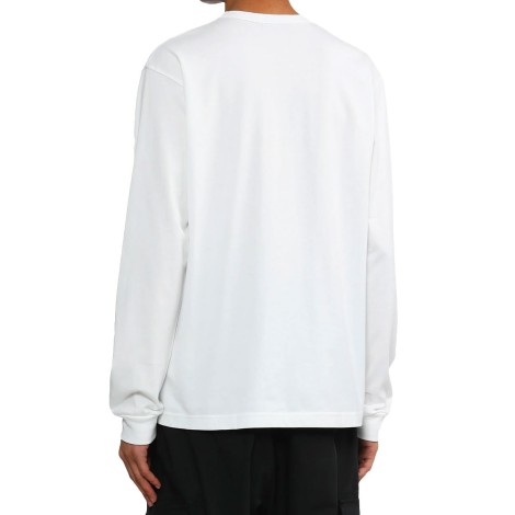 TSHIRT LS LOGO COMME DES GARCONS HOMME WHITE