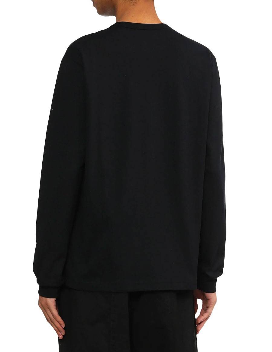 TSHIRT LS LOGO COMME DES GARCONS HOMME BLACK