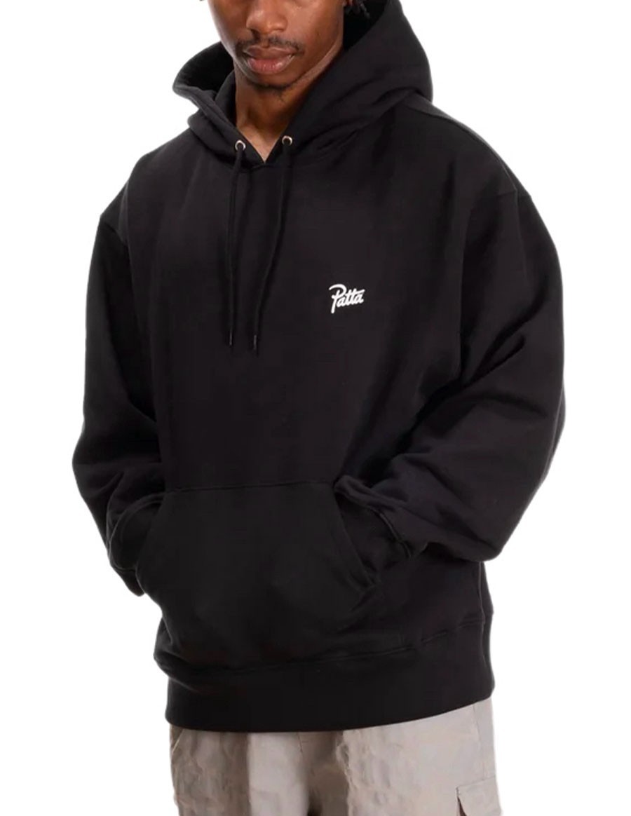 PATTA XEROX PEACE BOXY HOODED SWEATER