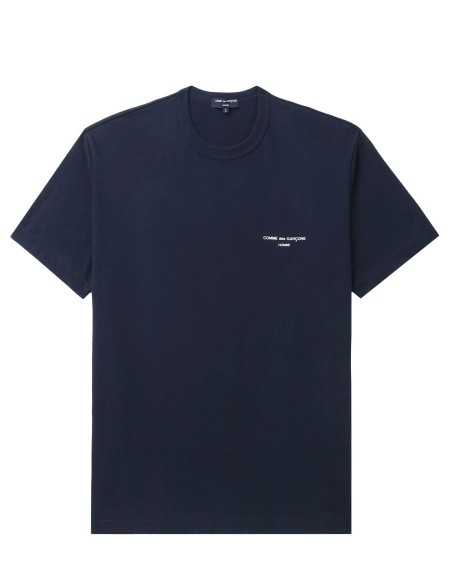 TSHIRT LOGO COMME DES GARCONS HOMME NAVY