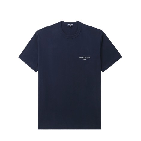 TSHIRT LOGO COMME DES GARCONS HOMME NAVY