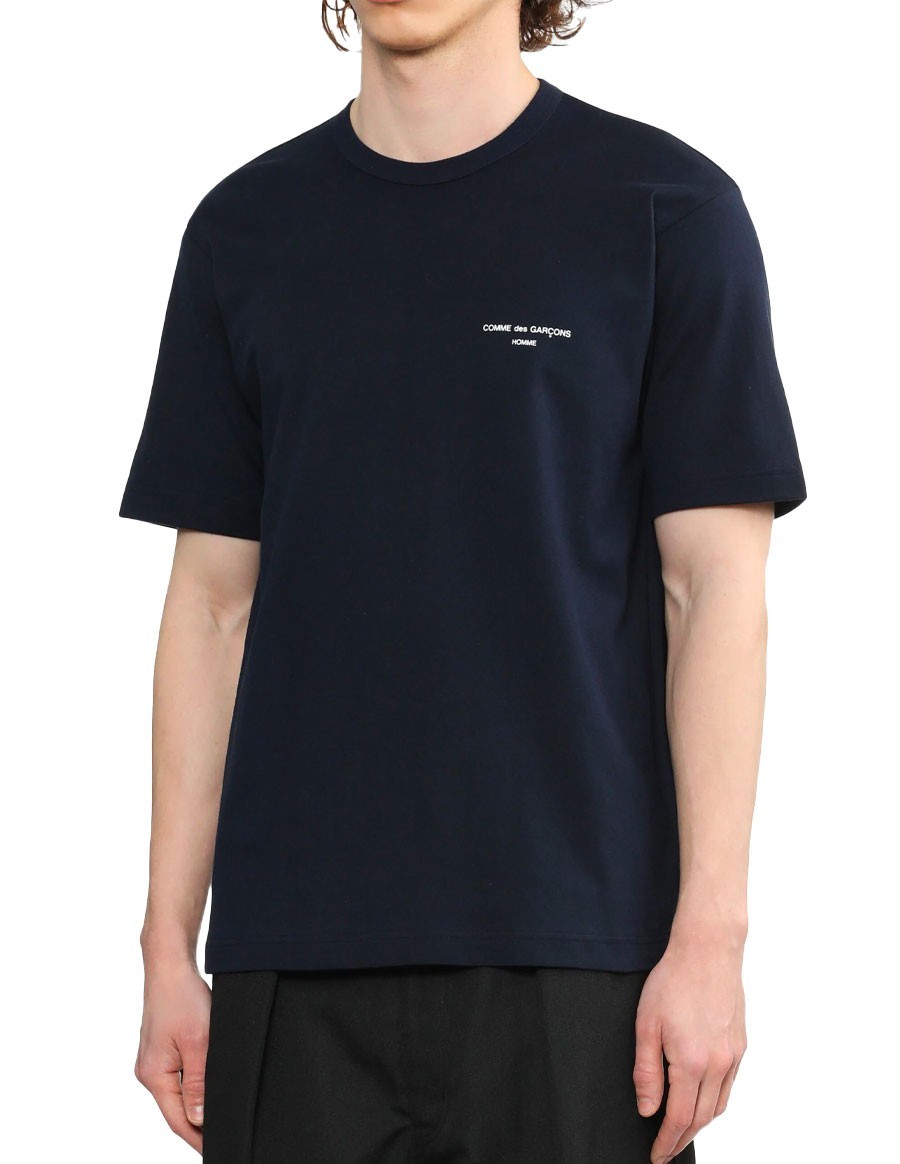 TSHIRT LOGO COMME DES GARCONS HOMME NAVY