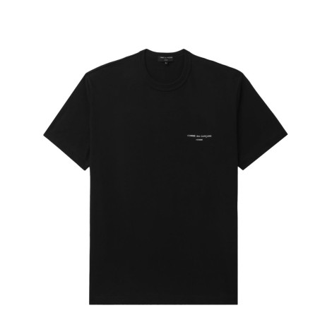 TSHIRT LOGO COMME DES GARCONS HOMME BLACK