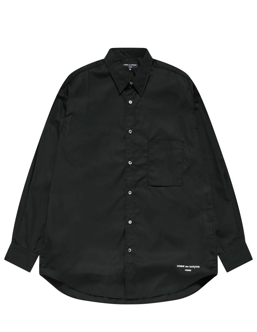 SHIRT LOGO COMMME DES GARCONS HOMME BLACK