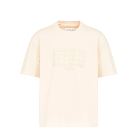 T-SHIRT EMBROIDERED LOGO SAND