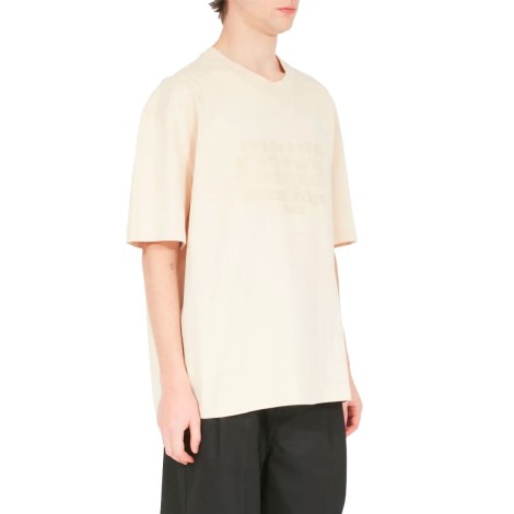 T-SHIRT EMBROIDERED LOGO SAND