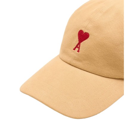 CAP BRODERIE AMI DE COEUR ROUGE SABLE