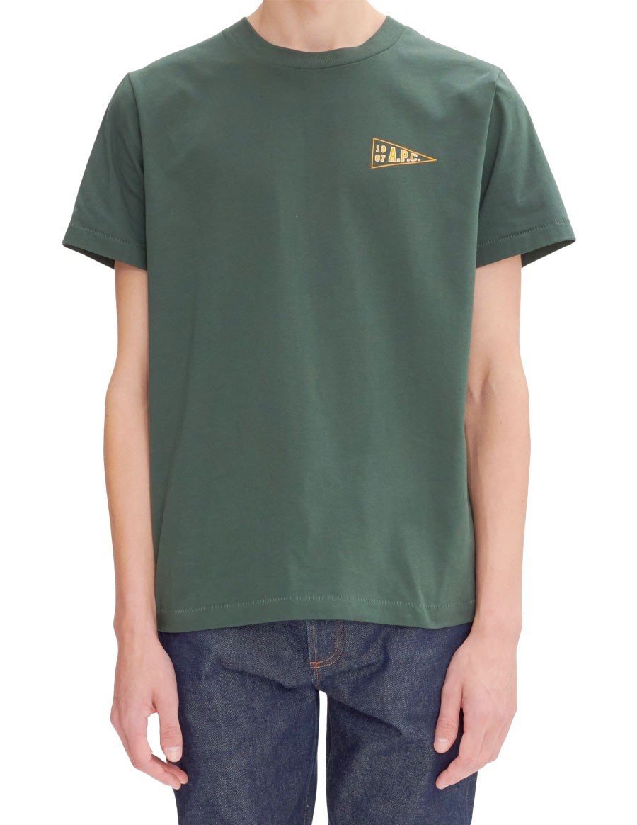 TSHIRT STANDARD UNIVERSITY VERT FONCE