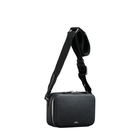 CAMERA BAG SOHO CUIR GRAINE NOIR