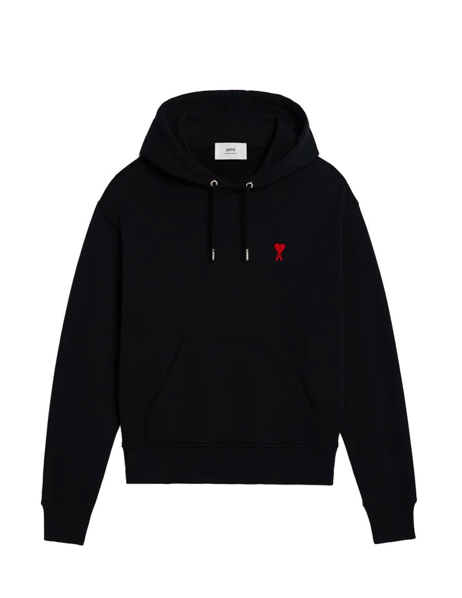 HOODIE AMI DE COEUR ROUGE BLACK