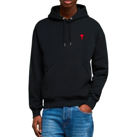 HOODIE AMI DE COEUR ROUGE BLACK