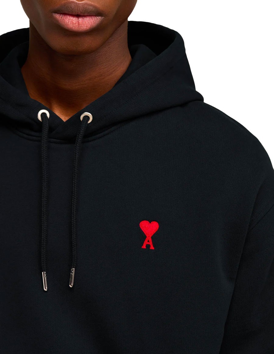 HOODIE AMI DE COEUR ROUGE BLACK