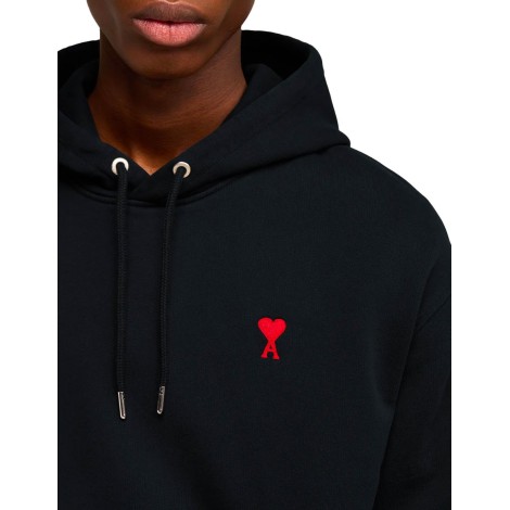 HOODIE AMI DE COEUR ROUGE BLACK