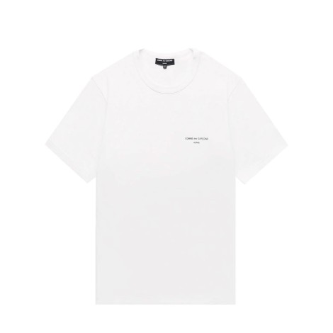 TSHIRT LOGO COMME DES GARCONS HOMME WHITE