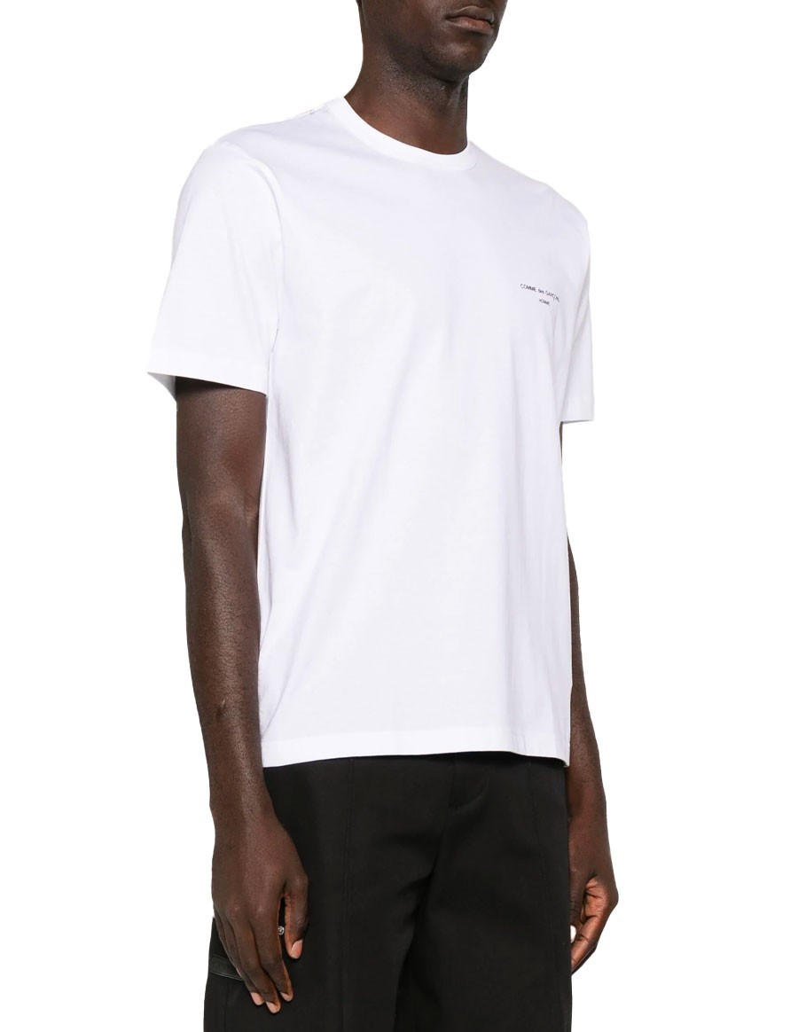 TSHIRT LOGO COMME DES GARCONS HOMME WHITE