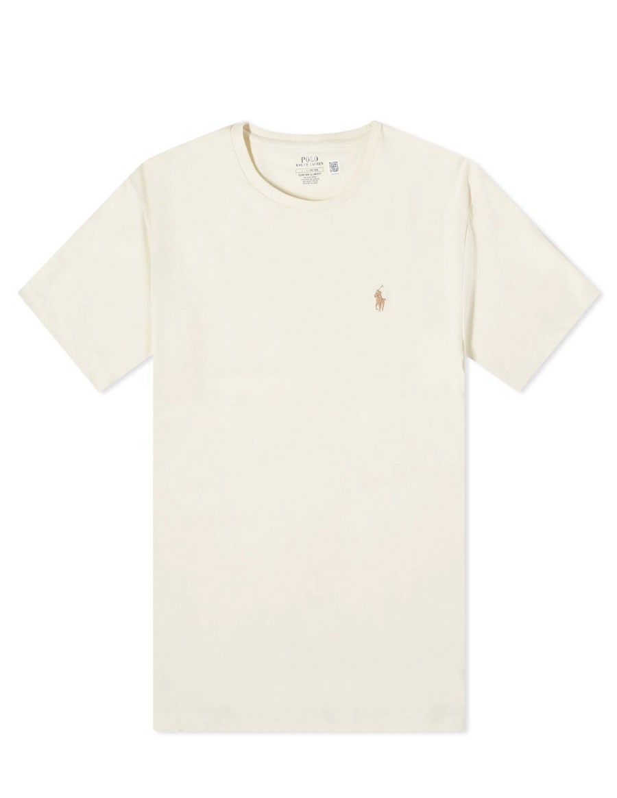 TSHIRT SHORT SLEEVE PARCHMENT CREAM