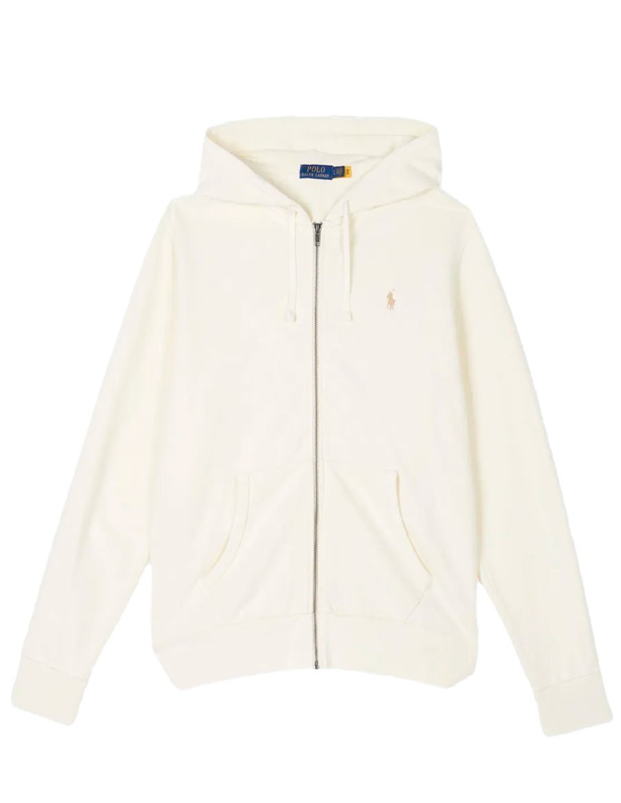 SWEAT ZIP LONG SLEEVE CLUBHOUSE CREAM