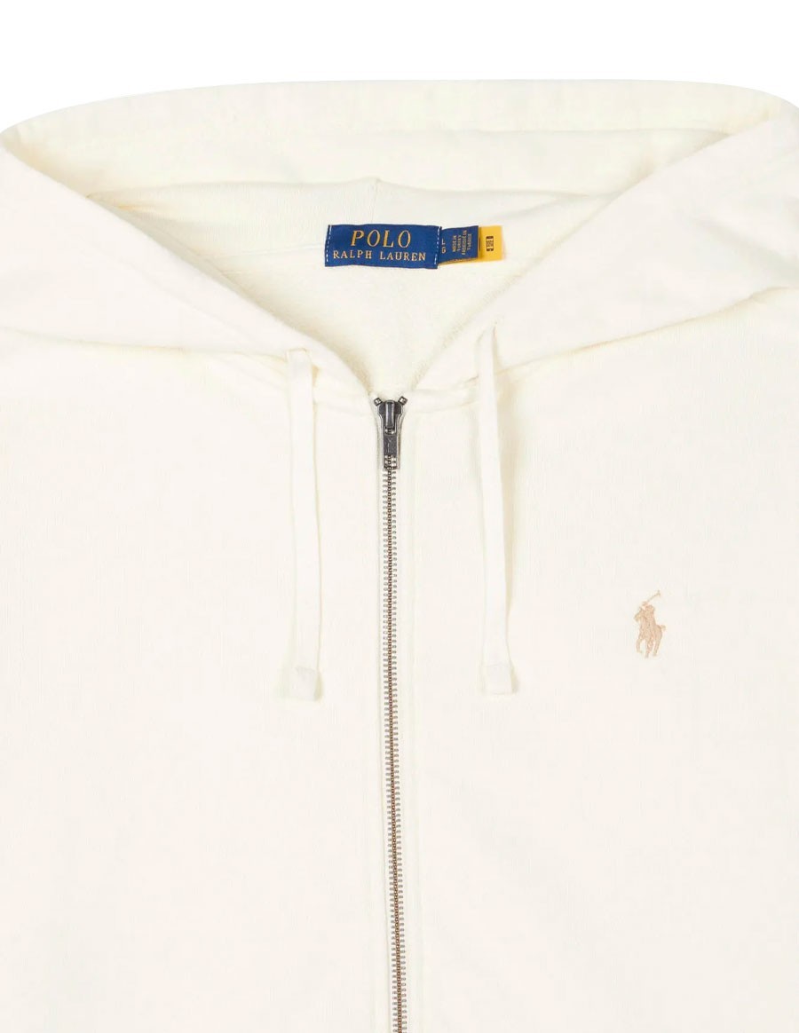 SWEAT ZIP LONG SLEEVE CLUBHOUSE CREAM