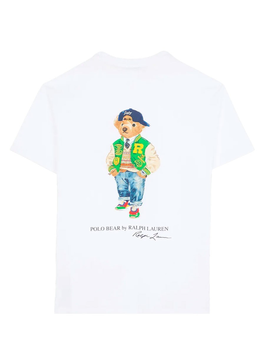 TSHIRT POLO BEAR WHITE