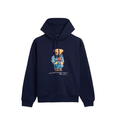 SWEAT POLO BEAR MOLLETON NAVY