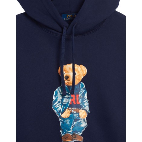 SWEAT POLO BEAR MOLLETON NAVY