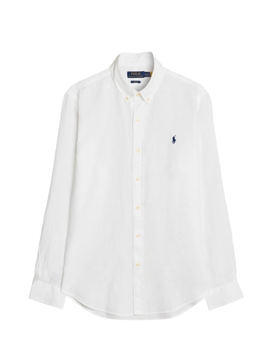 SHIRT SLIM LIN SPORT WHITE