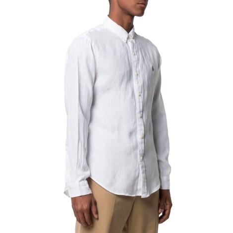 SHIRT SLIM LIN SPORT WHITE