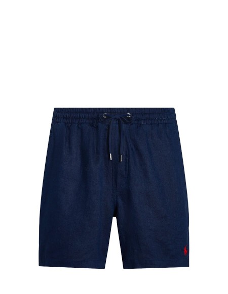 SHORT PREPSTER LINEN NEWPORT NAVY